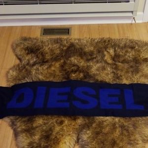 Diesel knit scarf.
